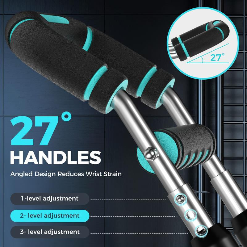 Twister Arm Trainer, Adjustable 5 Resistance Levels (40-130 Lbs) Chest & Arm Workout Equipment for Men & Women, Ergonomic Home Gym Strength Trainer with Anti-Slip Handles & Carry Bag Detachable Design Fitness